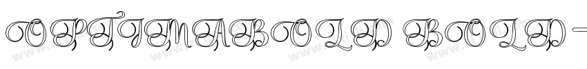OPTIMABOLD BOLD字体转换